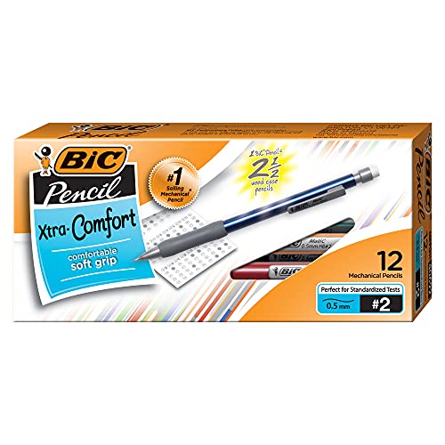 ''BIC MPFG11 Xtra-Comfort Mechanical PENCIL, Fine Point (0.5mm), 12-Count''