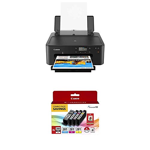 Canon PIXMA TS702 Wireless Single Function PRINTER with CanonInk PRINTER Ink