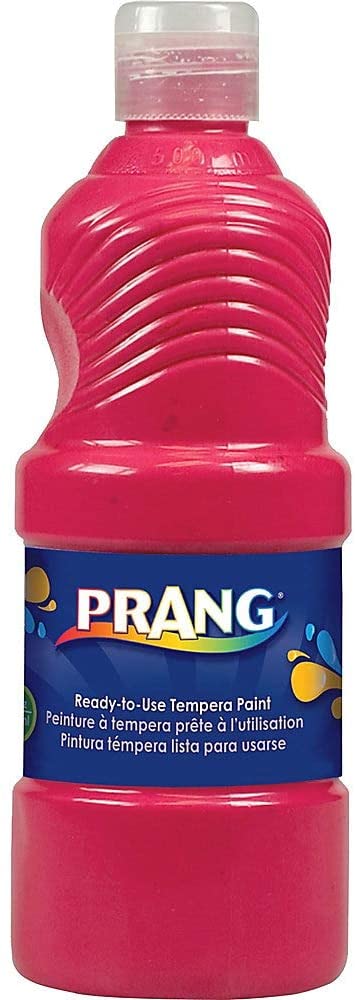 ''Prang Ready-to-Use Liquid Tempera PAINT, 16-Ounce Bottle, Red (21601)''