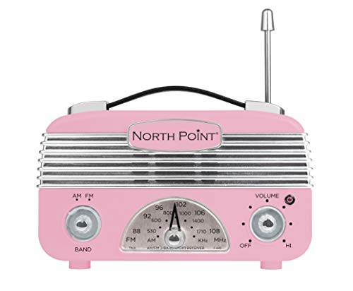 ''Northpoint AM/FM Portable VINTAGE Radio with Best Reception, Circa 1960's Design, 3'''' AA Battery Op