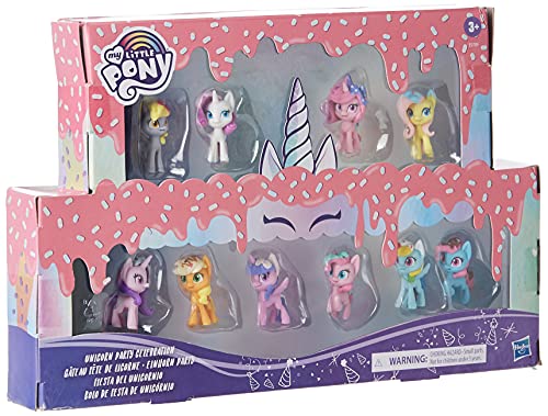 My Little Pony UNICORN Party Celebration Mini Figure 10-Pack