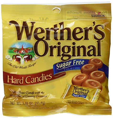 Werther's Original Sugar Free Hard CANDIES 1.46 Oz (3 Pack)