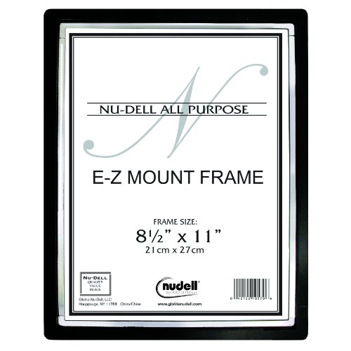 ''Nudell EZ Mount II All-Purpose Picture FRAME for Photo, Diploma, Document or Certificate, 8.5'''' x 1