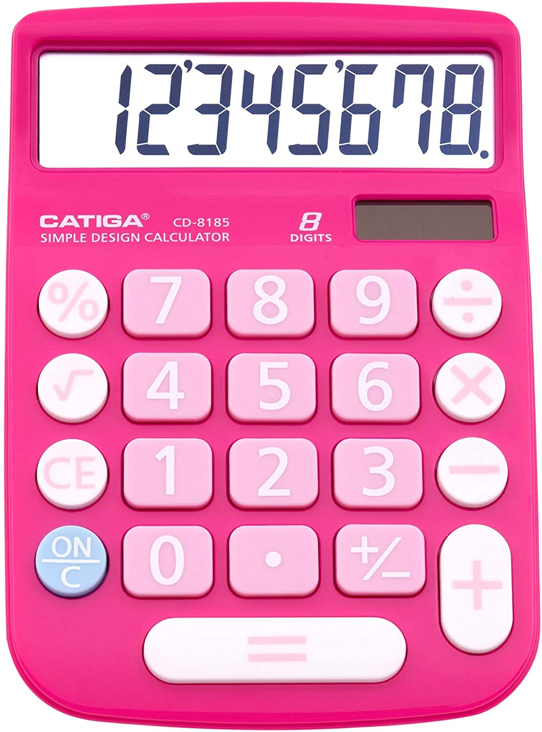 CATIGA CD-8185 Office and Home Style CALCULATOR - 8-Digit LCD Display - Suitable for Desk and On The