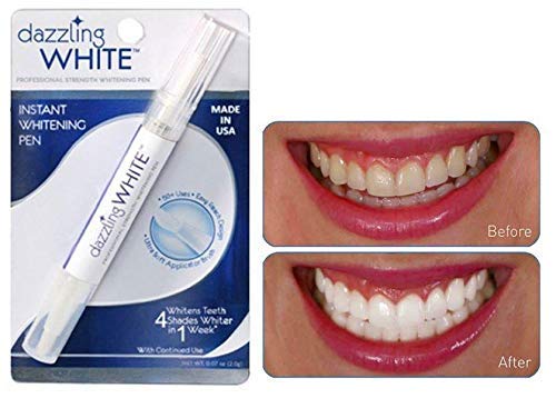 ''Dazzling White Instant Teeth Whitening PEN, 4 Shades Whiter in a Week, 0.07 Oz (2 Packs)''