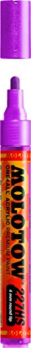 ''Molotow ONE4ALL Acrylic PAINT Marker, 4mm, Metallic Pink, 1 Each (227.303)''