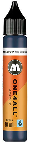 ''MOLOTOW ONE4ALL Acrylic PAINT Refill, For MOLOTOW ONE4ALL PAINT Marker, Petrol, 30ml Bottle, 1 Each