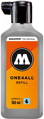 ''Molotow ONE4ALL Acrylic PAINT Refill, For Molotow ONE4ALL PAINT Marker, Cool Grey Pastel, 180ml Bot