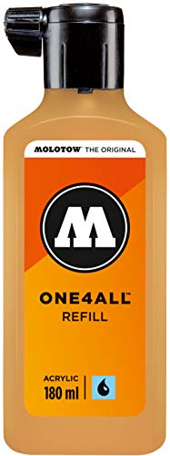 ''Molotow ONE4ALL Acrylic PAINT Refill, For Molotow ONE4ALL PAINT Marker, Ochre Brown Light, 180ml Bo