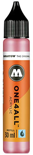 ''Molotow ONE4ALL Acrylic PAINT Refill, For Molotow ONE4ALL PAINT Marker, Skin Pastel, 30ml Bottle, 1