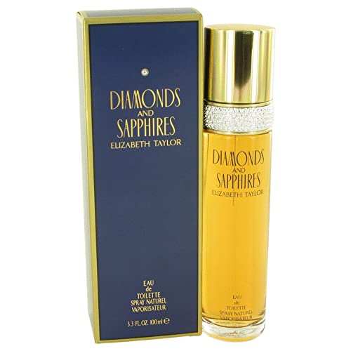 DIAMONDS & SAPHIRES by Elizabeth Taylor Eau De Toilette Spray 3.4 oz for Women - 100% Authentic