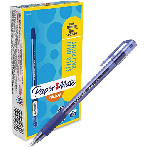 ''Paper Mate InkJoy 300ST Ballpoint PENs, Fine Point, Blue, Box of 12 (1951373)''
