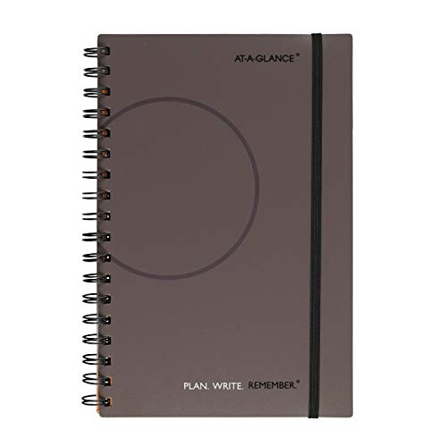 ''AT-A-GLANCE PLAN.WRITE.REMEMBER. 80620330 Planning NOTEBOOK Two Days Per Page, 6 x 9, Gray''