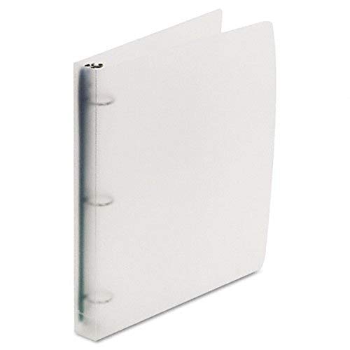 ''Wilson Jones Translucent Poly Binder, 1.5 Inch Capacity, 8.5 x 11 Inch SHEET Size, Clear (A7040775)