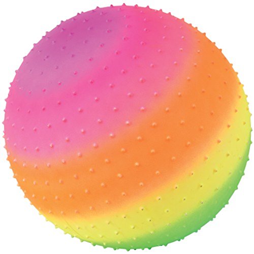 Jumbo Large Rainbow PVC Knobby Playground Ball (1)