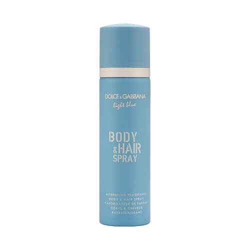 ''Dolce & Gabbana Light Blue for Women Refreshing Fragrance Body & HAIR Spray, 3.4 Ounce''