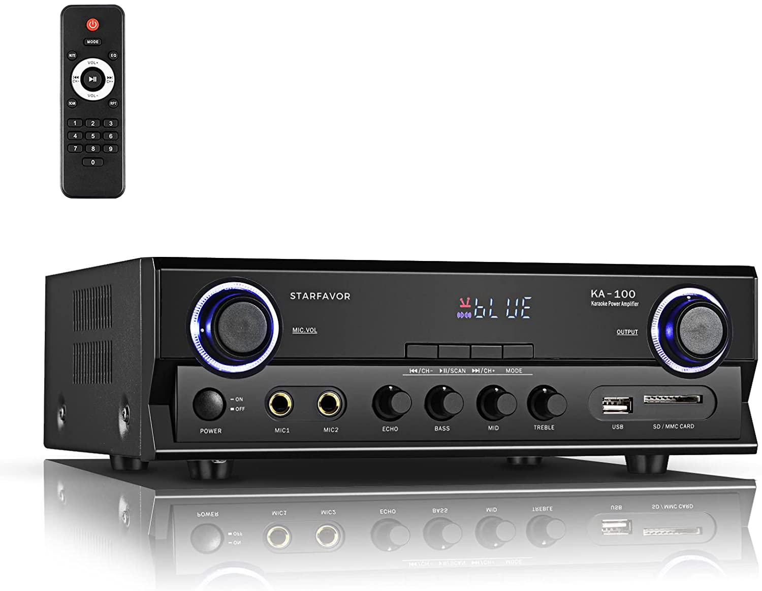 ''Stereo Receiver Amplifier, Starfavor HOME THEATER Audio receivers amplifiers for speakers Power 220