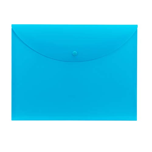 ''Smead Project ENVELOPE, Snap Closure, Top Load, Letter Size, Teal, 10 per Box (89681)''