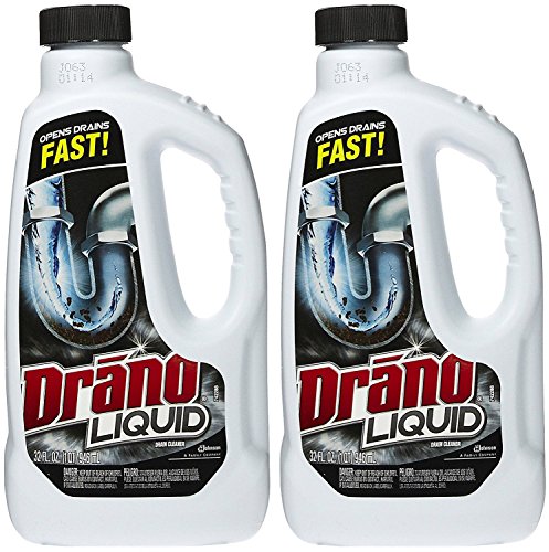 Drano Liquid CLOG Remover Drain Cleaner 32 oz - 2 pk