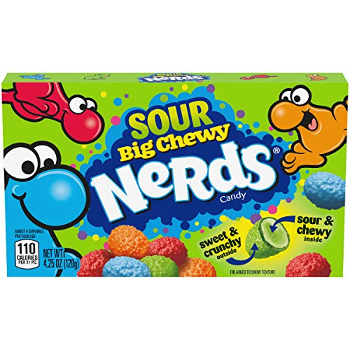 ''Nerds Sour Big Chewy CANDY Theater Box, 4.25 Ounce, Pack of 12''