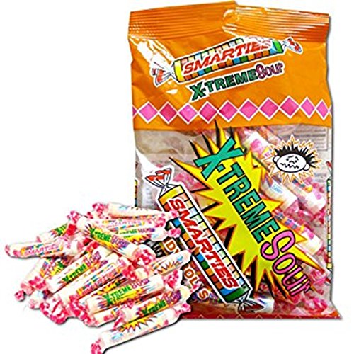 ''X-Treme Sour Smarties Assorted Flavor CANDY Rolls, 5 oz, Pack of 3''
