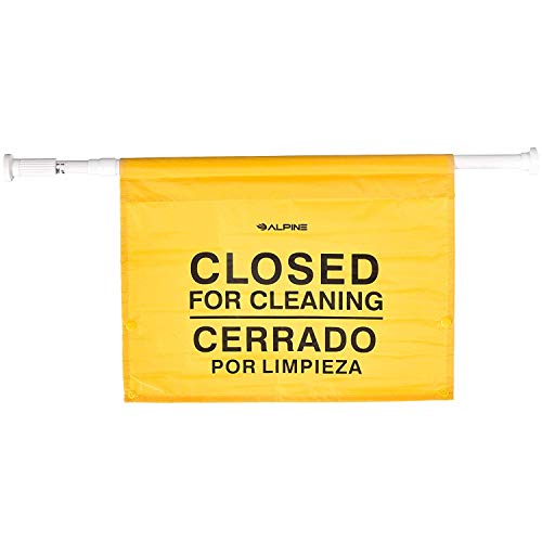 Alpine Industries ?Closed for Cleaning? Hanging Safety SIGN - Heavy Duty Warning Precaution - For Es