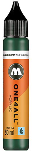 ''Molotow ONE4ALL Acrylic PAINT Refill, For Molotow ONE4ALL PAINT Marker, Mister Green, 30ml Bottle, 