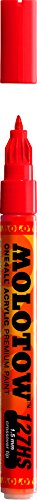 ''Molotow ONE4ALL Acrylic PAINT Marker, 1.5mm, Traffic Red, 1 Each (127.402)''