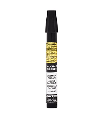 ''Chartpak Wood FRAME Touch-Up Marker, Tri-Nib, Cadmium Yellow, 1 Each (FTM42)''