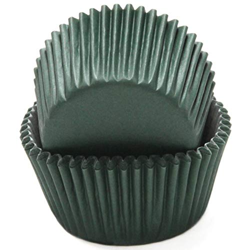 ''Chef CRAFT Classic Cupcake Liners, 50 count, Dark Green''