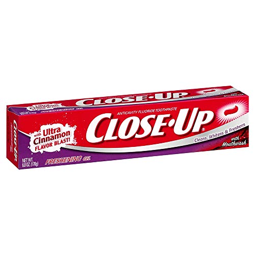 ''Close-Up Fluoride TOOTHPASTE, Freshening Red Gel 4 oz (Pack of 6)''