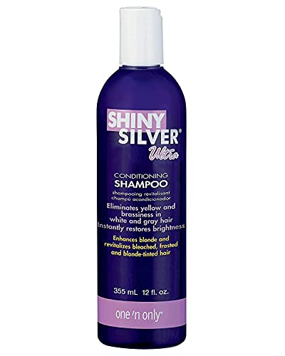 ''One 'n Only Shiny Silver Ultra Conditioning SHAMPOO, Protects Hair Color - 12 Oz''