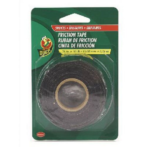 ''Duck Brand 394644 Friction TAPE, 3/4-Inch by 30 Feet, Single Roll, Black''