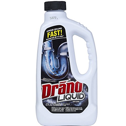 ''Drano Liquid Drain CLOG Remover and Cleaner for Shower or Sink Drains UnCLOGS and Removes Hair Soap