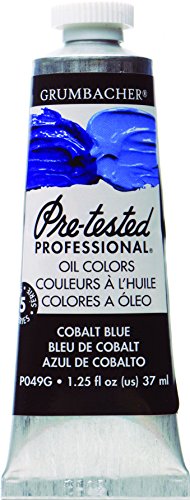 ''Grumbacher Pre-Tested Oil PAINT, 37ml/1.25 Ounce, Cobalt Blue (P049G)''