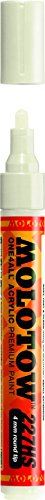 ''MOLOTOW ONE4ALL Acrylic PAINT Marker, 4mm, 1 Each (227.235) 229 - Nature White''