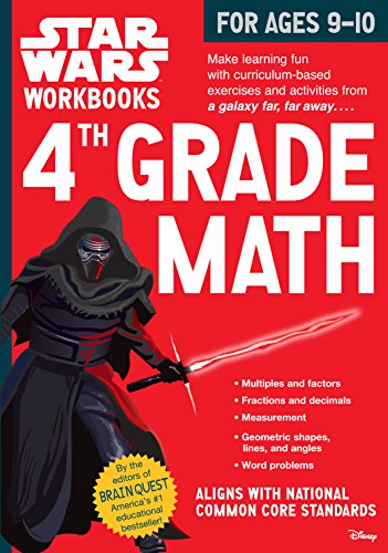 STAR WARS Workbook: 4th Grade Math (STAR WARS Workbooks)