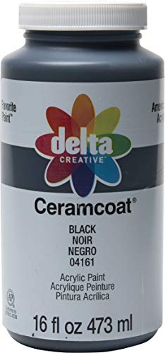 ''Delta Creative Ceramcoat Acrylic PAINT in Assorted Colors, 16 oz, Black''