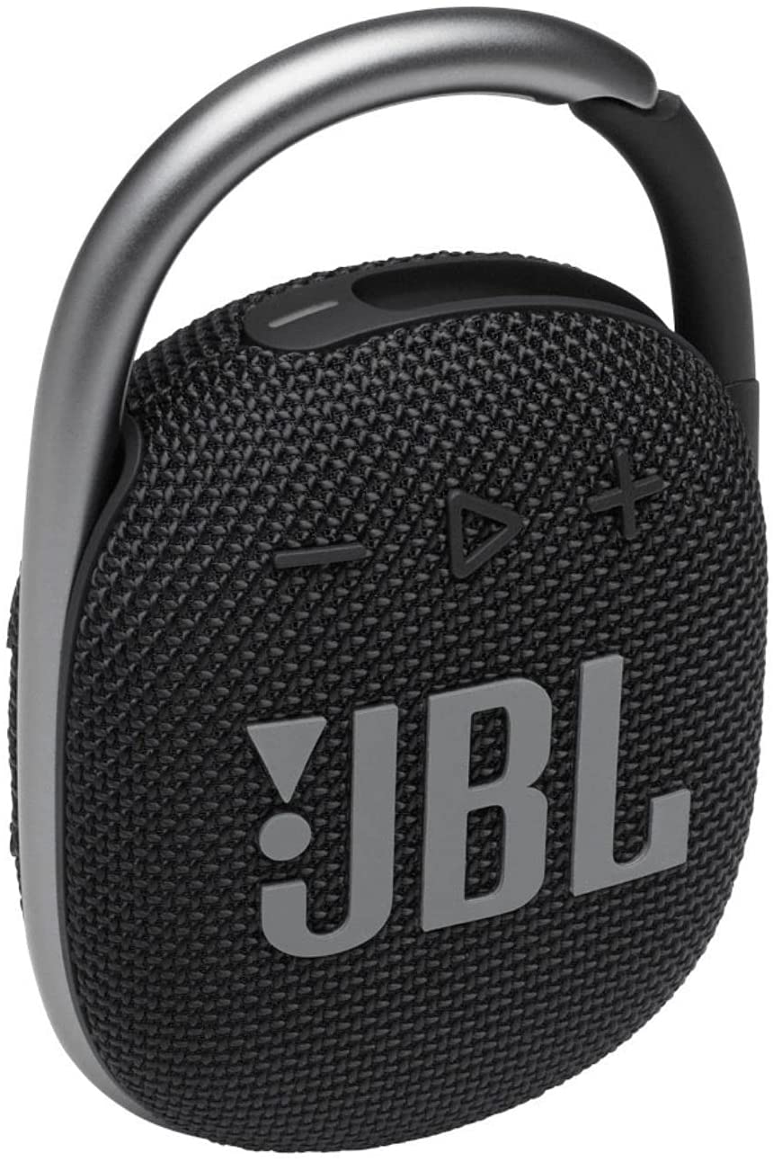 ''JBL Clip 4: Portable Speaker with Bluetooth, Built-in BATTERY, Waterproof and Dustproof Feature - B