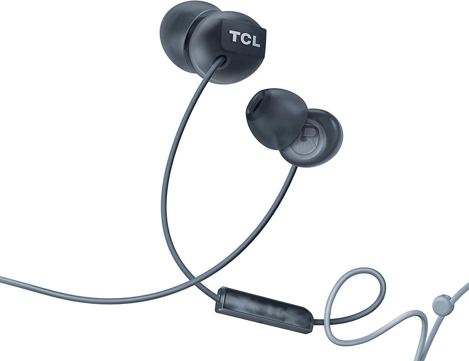 TCL Socl300 in-Ear Earbuds Wired Noise Isolating HEADPHONES with Built-in Mic and Echo Cancellation 