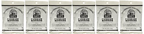 Claeys CANDIES Licorice - Old Fashioned Hard CANDY - Artificially and Naturally Flavored - Fat-Free 