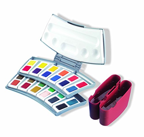 ''Pelikan Transparent Watercolor PAINT Set, 24 Colors (721894)''