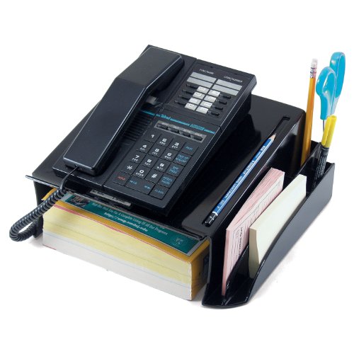 ''Officemate 26102 Recycled TELEPHONE Stand, 12 1/4 x 10 1/2 x 5 1/4, Black (OIC26102)''