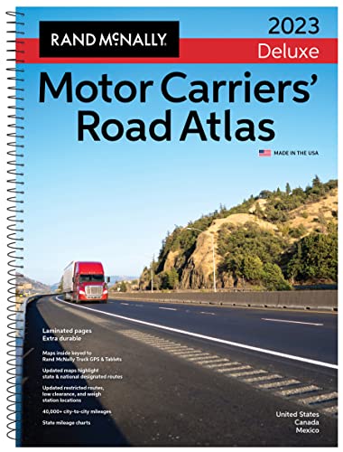 ''Rand McNally 2023 Deluxe Motor Carriers' Road Atlas: United States, Canada, MEXICO (Rand McNally Mo