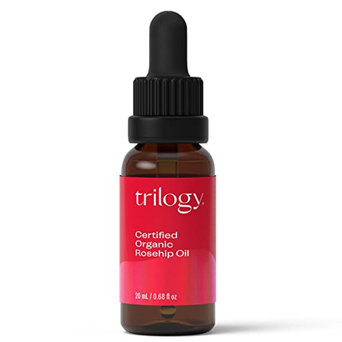 ''Trilogy Certified Organic Rosehip Oil - Pure Cold-Pressed Rosehip SEED Oil for Scars, Stretch Marks