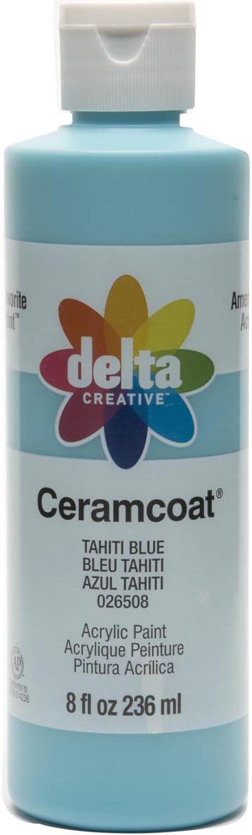 ''Delta Creative Ceramcoat Acrylic PAINT in Assorted Colors (8 oz), , Tahiti Blue''