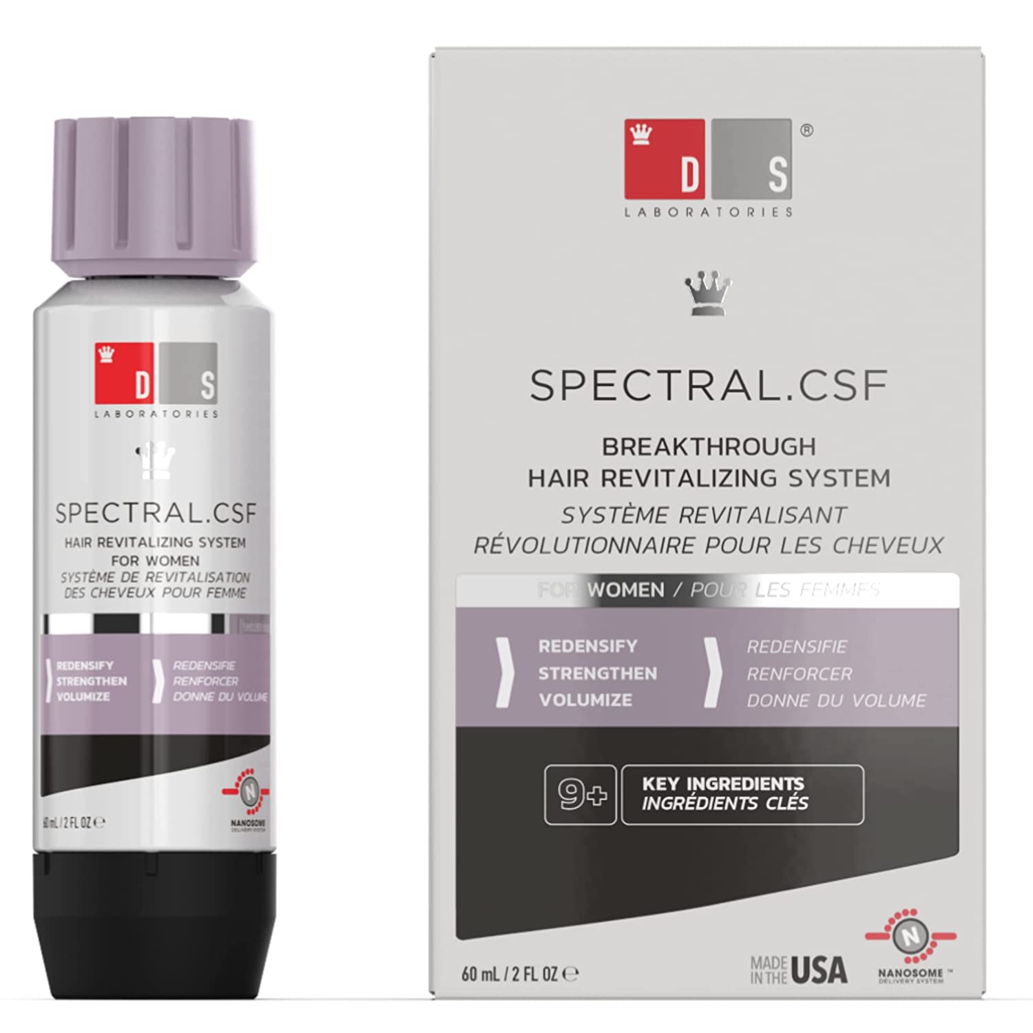 ''Spectral.CSF Leave In Serum to Support HAIR Growth in Women by DS Laboratories ? For Thinning HAIR 
