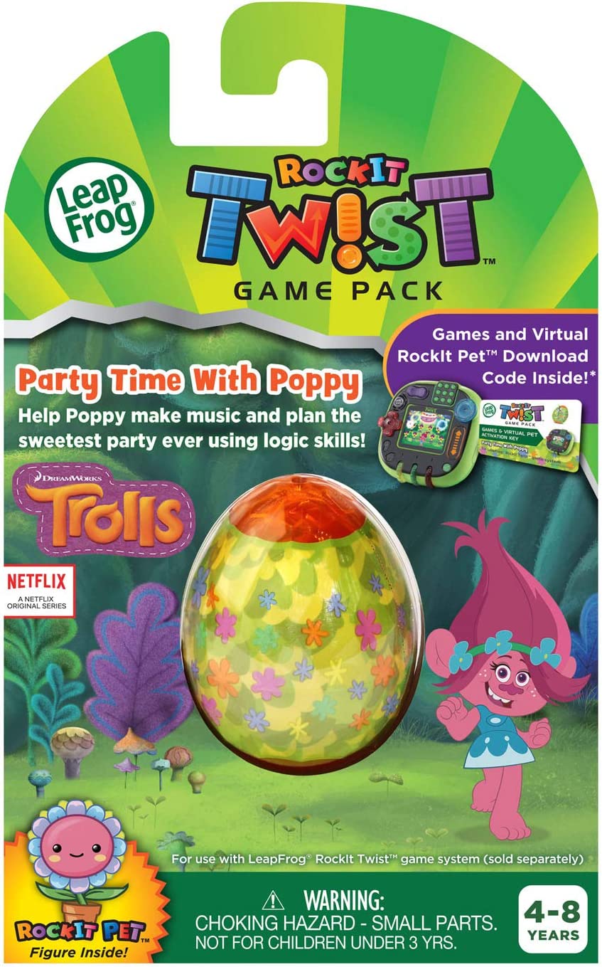 LeapFrog RockIt Twist GAME Pack: Trolls Party Time With Poppy