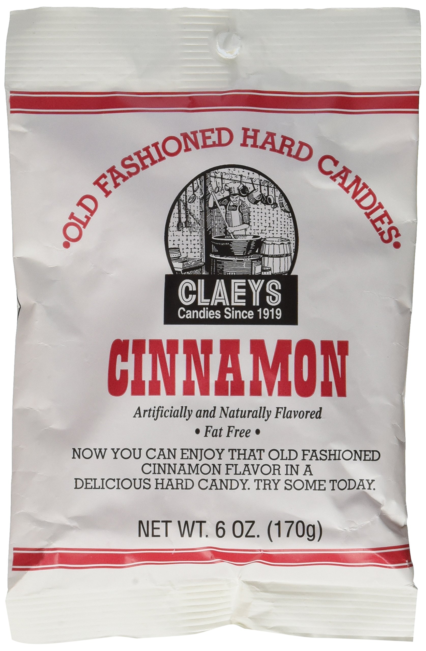 Claeys CANDIES Cinnamon - Old Fashioned Hard CANDY - Artificially and Naturally Flavored - Fat-Free 