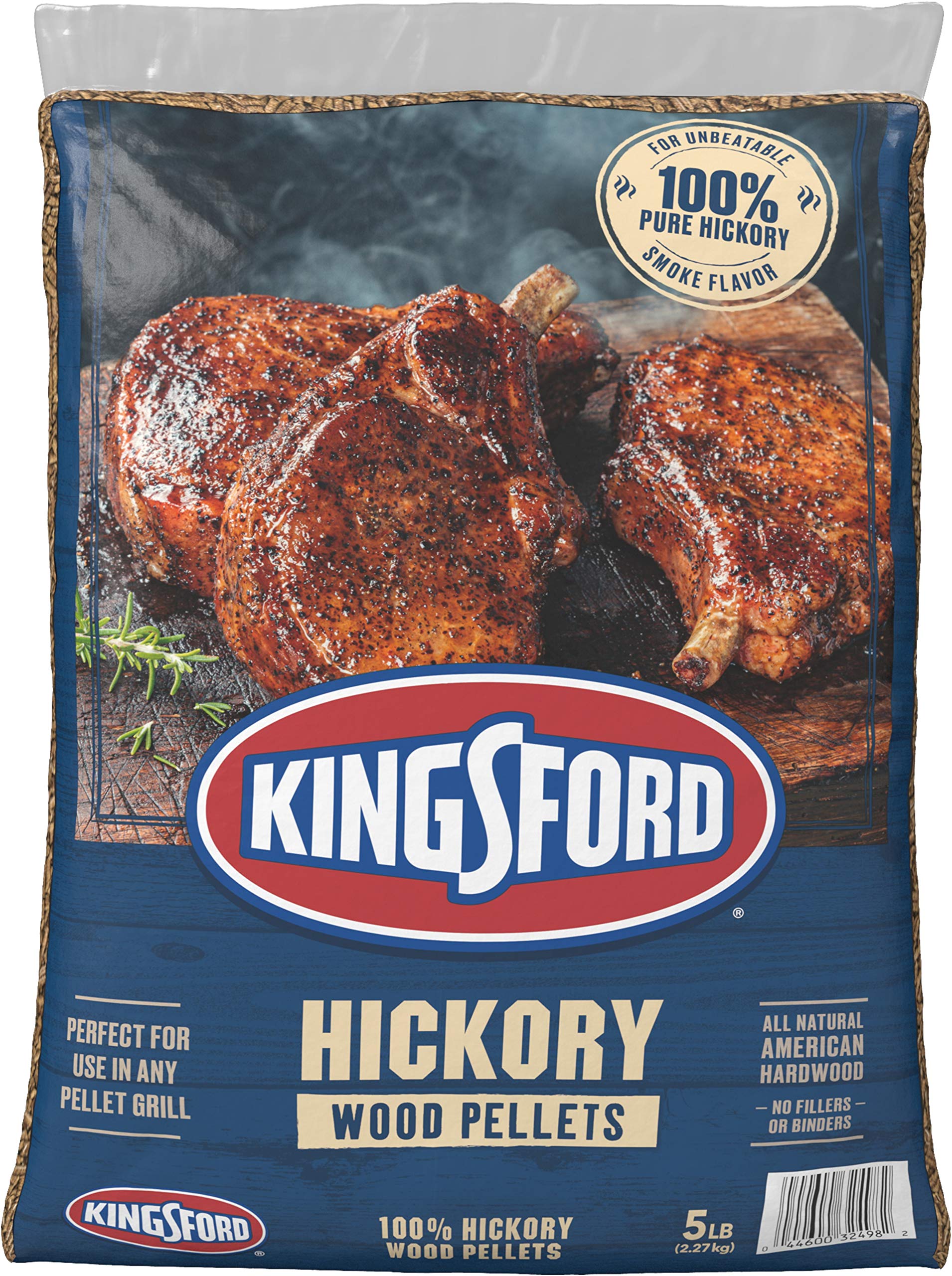 ''Kingsford 100% Hickory Wood Pellets, BBQ Pellets for Grilling ? 5 Pounds (Package May Vary)''